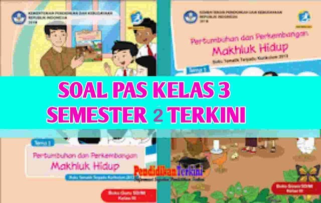 Soal PAT Kelas 3 SD/MI Tema 5 Semester 2+Kunci Jawaban dan KisiKisi